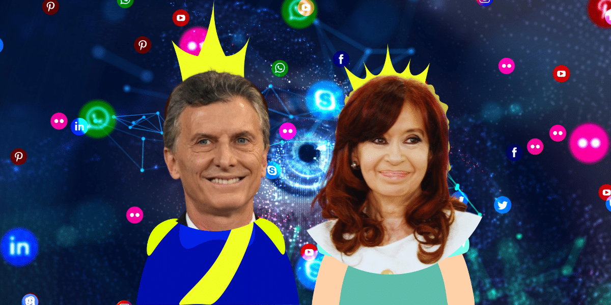 Pese a todo, los «reyes» de las redes políticas argentinas siguen siendo Macri y Cristina