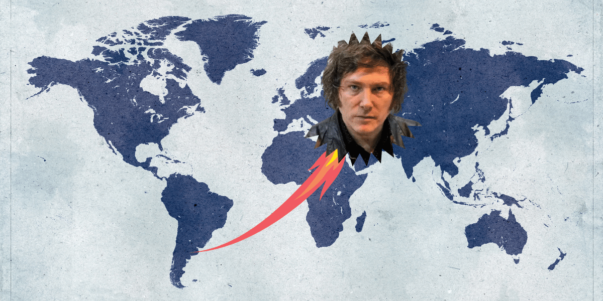 Milei rompe las fronteras argentinas y conquista las redes de todo el mundo