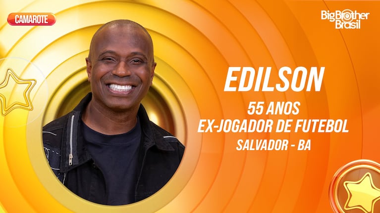 Edilson entró a Gran Hermano Brasil.